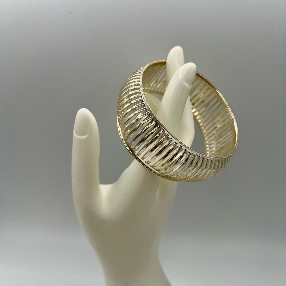 Elegant Silver-Toned Women's Bracelet
